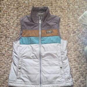 LL Bean Colorblock Puffer Vest
